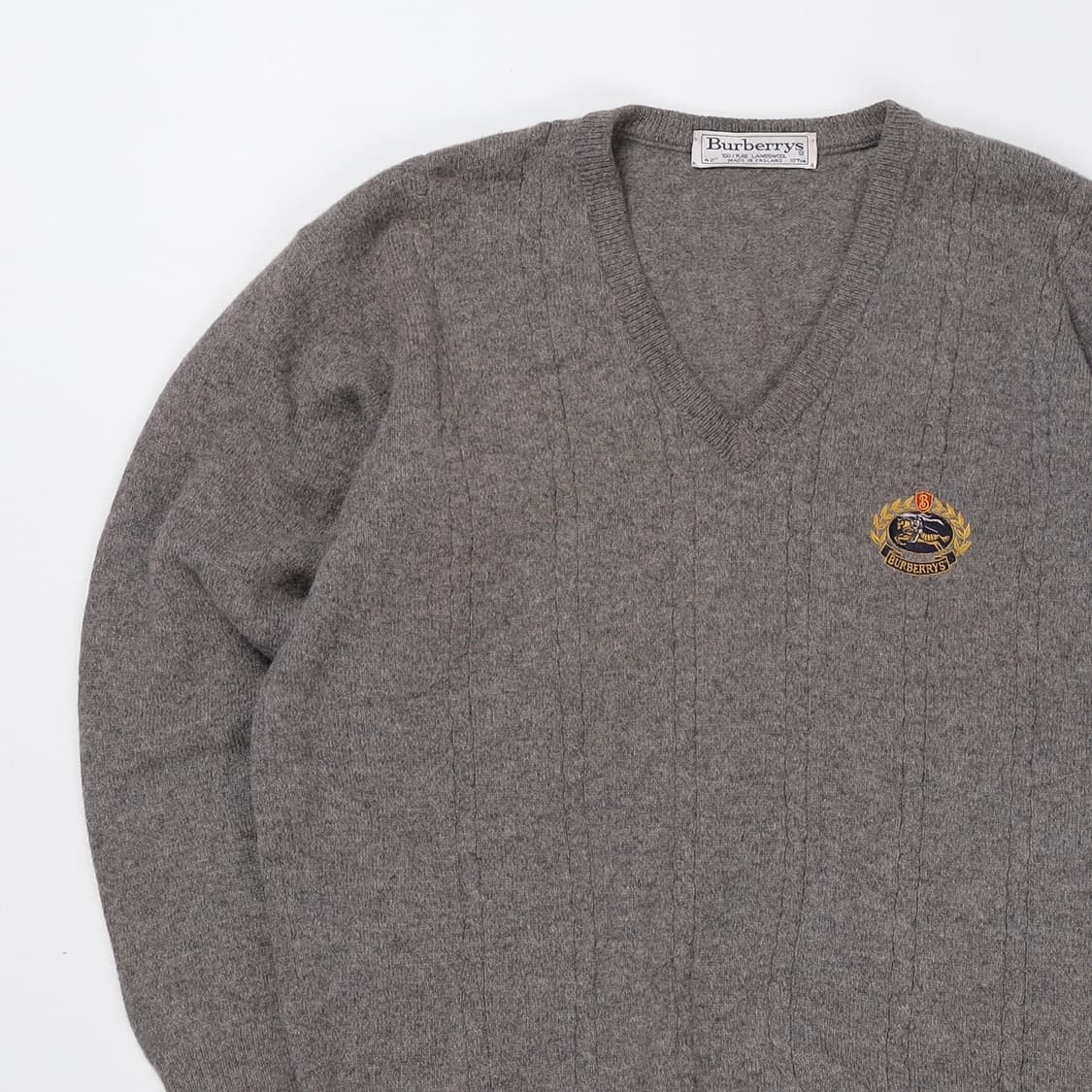 Burberry 크래스트로고 브이넥 니트   상품이미지2