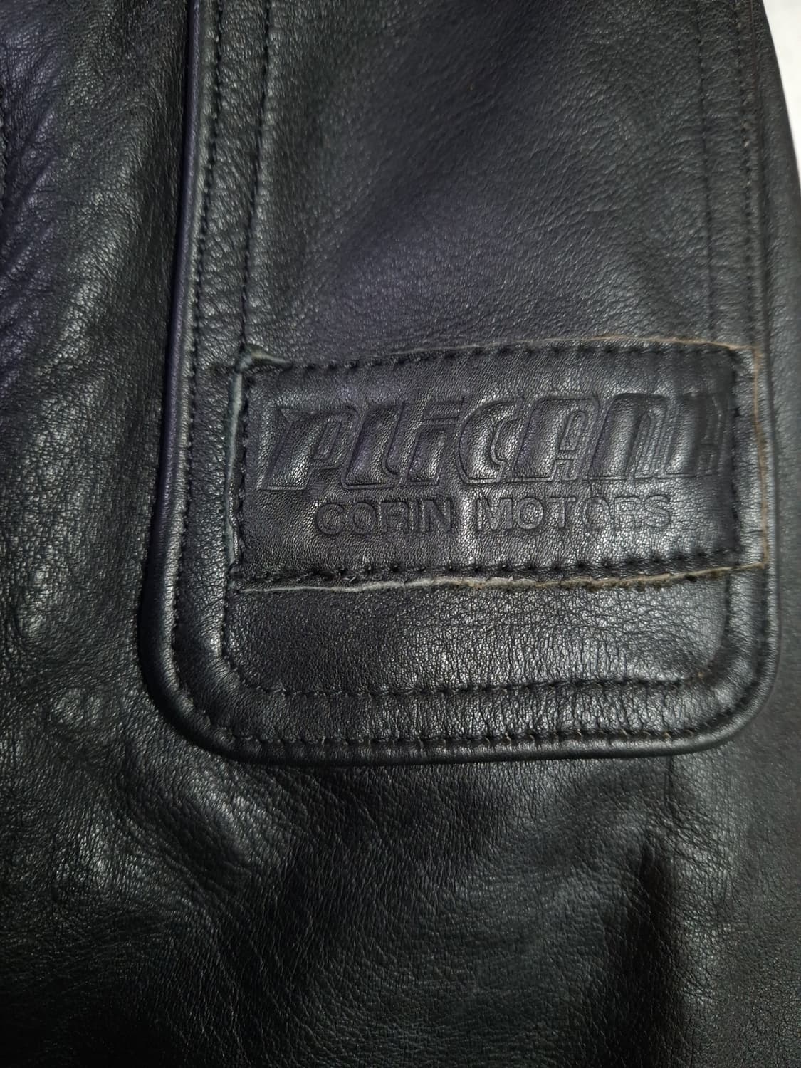 90's 일본판 리얼레더 더블 라이더자켓 상품이미지4