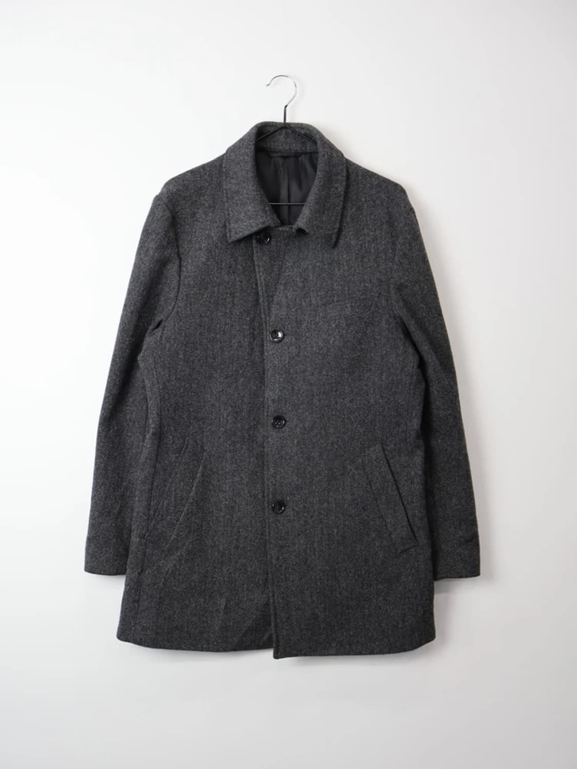 Comme Ca Men Classic Wool Half Coat 상품이미지4