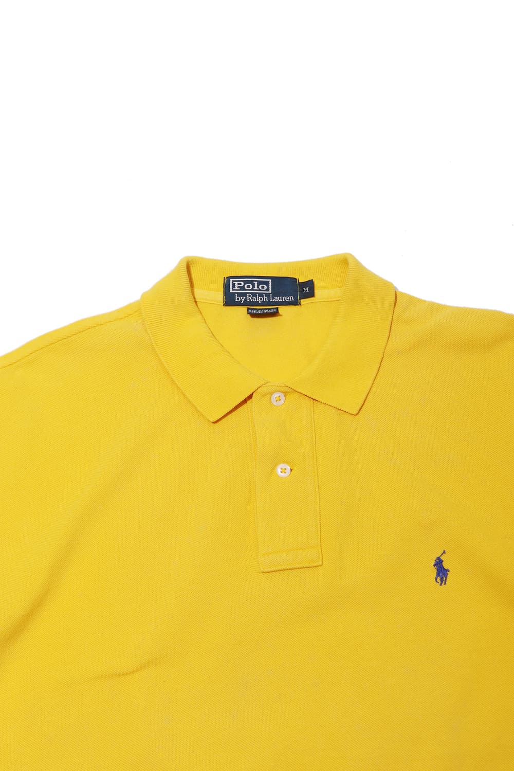 POLO RALPH LAUREN 옐로우 폴로 카라티 size M 상품이미지3