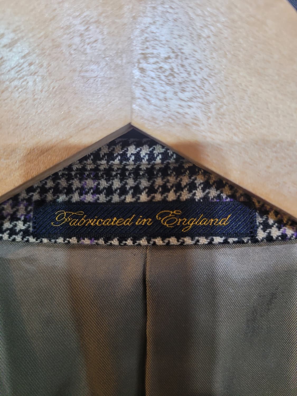 KENT & CURWEN 하운드체크 울 블레이저 자켓  상품이미지4