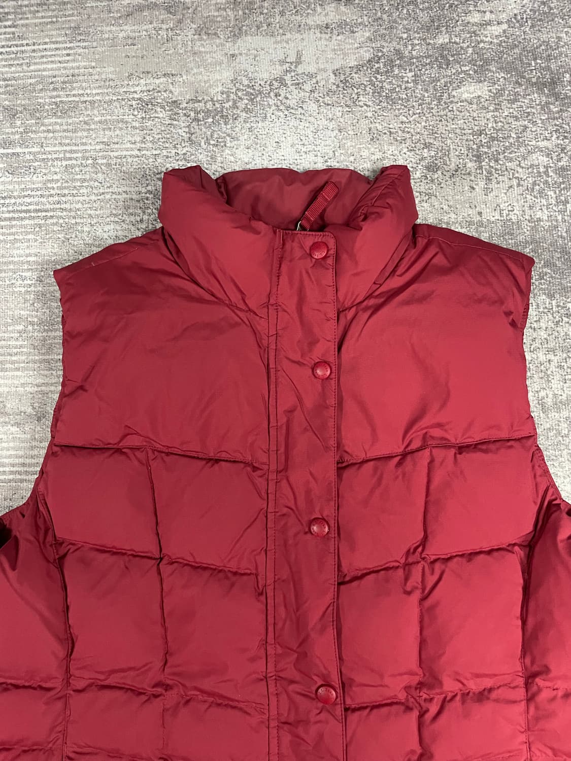 vtg  L.L.Bean 바둑판 퀼팅 다운베스트 상품이미지4