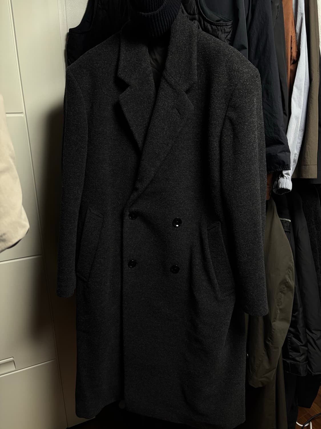 (48) 르메르 맥시 더블 브레스티드 코트 펭귄 상품이미지2