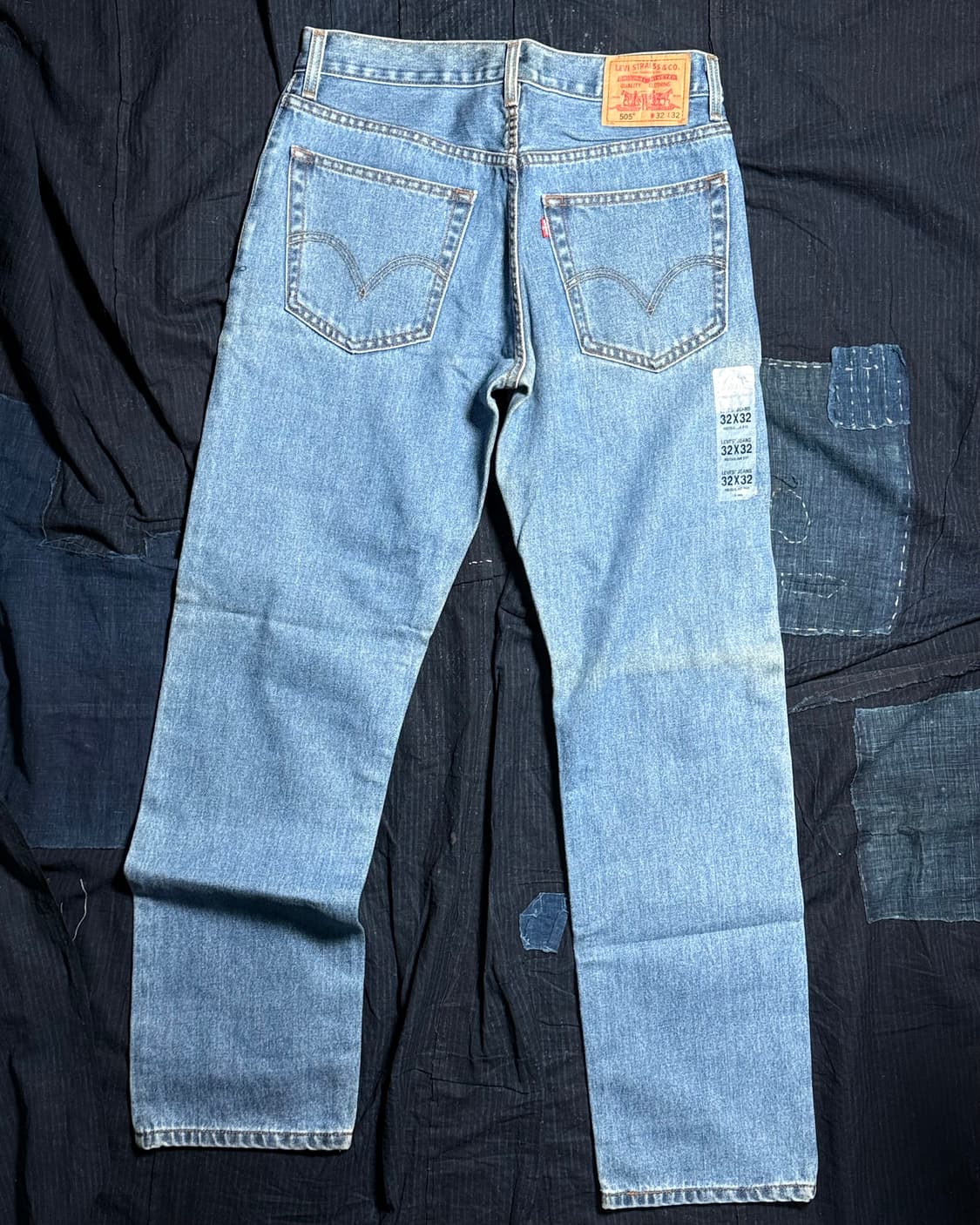 00‘s 리바이스 505 레귤러핏 데님 팬츠 [데드스탁] 32 상품이미지5