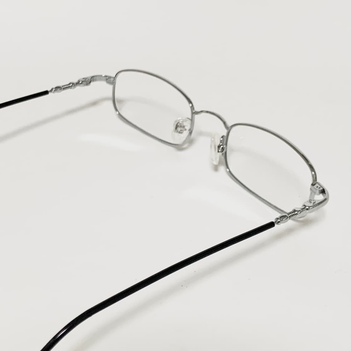 992 데드스탁 빈티지 안경테 슬림 풀메탈 실버 직사각형 남녀공용 픽키 상품이미지7
