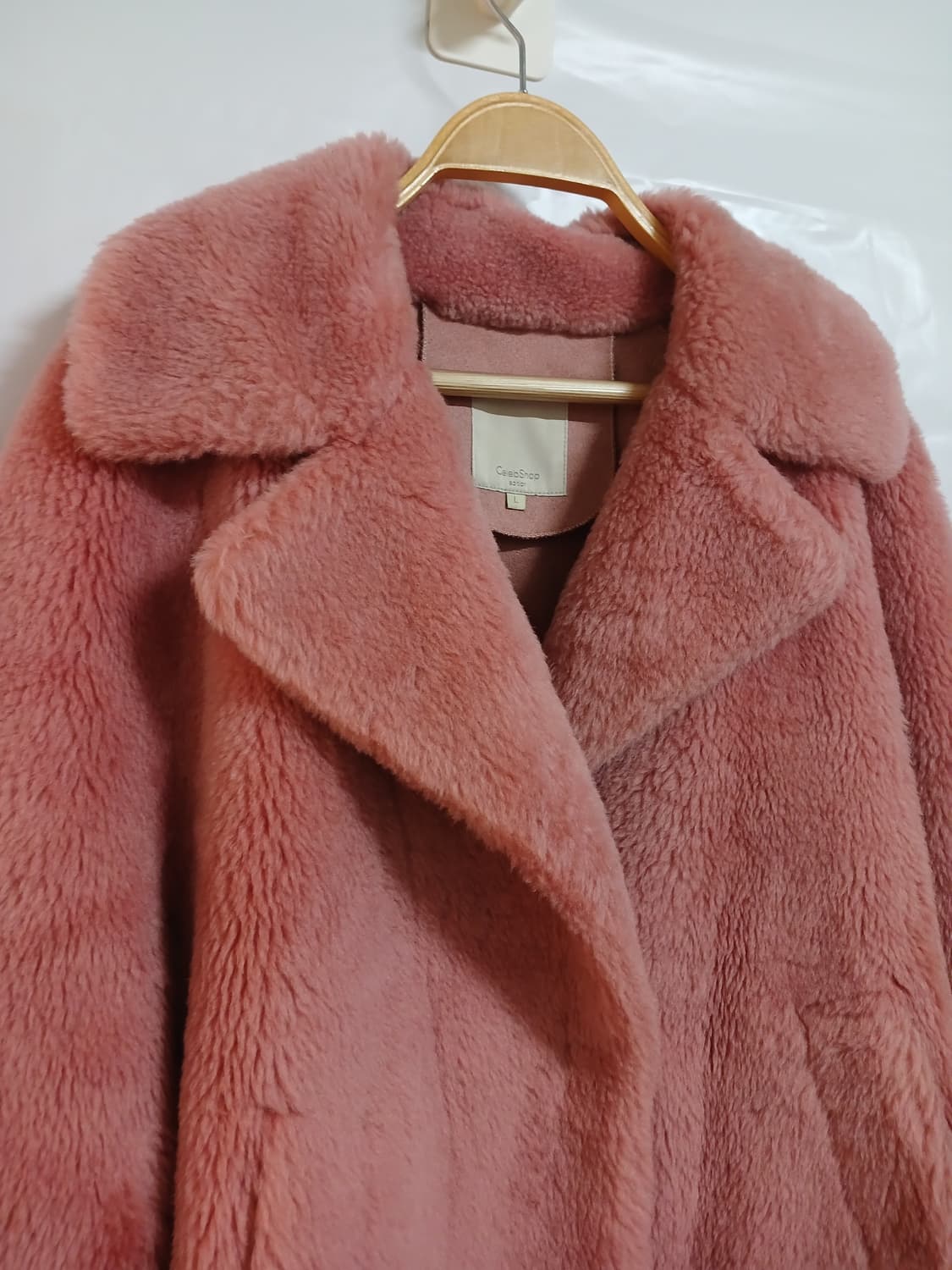 (95)셀렙샵 양모자켓 핑크 상품이미지2