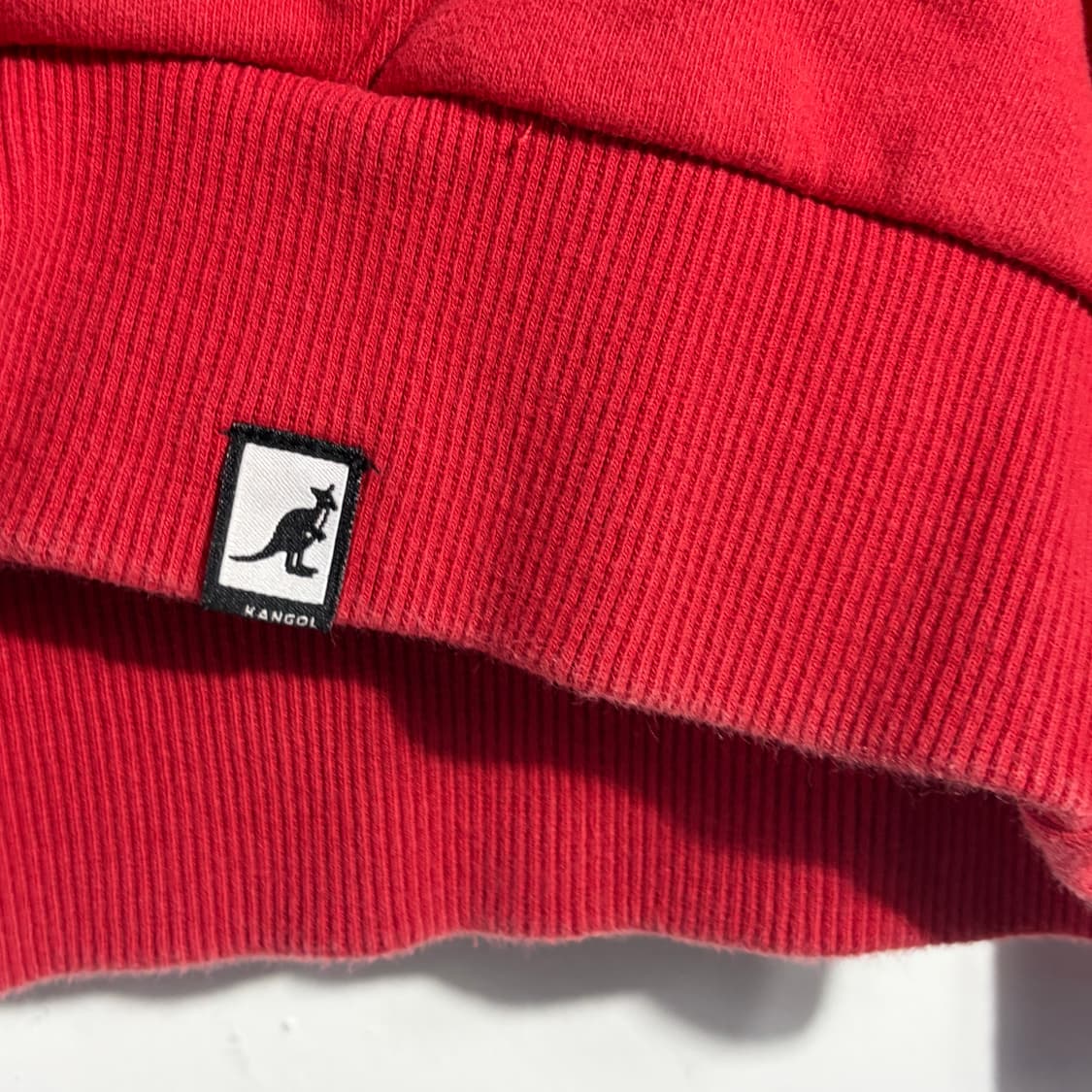 캉골 레드 후드티 (무료배송) 상품이미지2