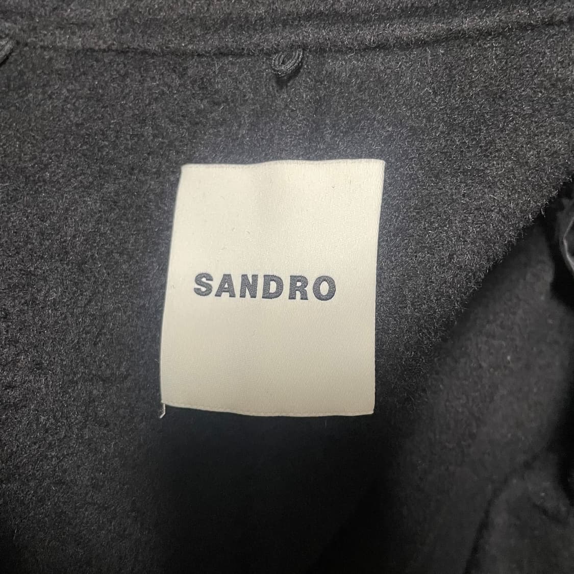 SANDRO 롱코트(블랙) 상품이미지7