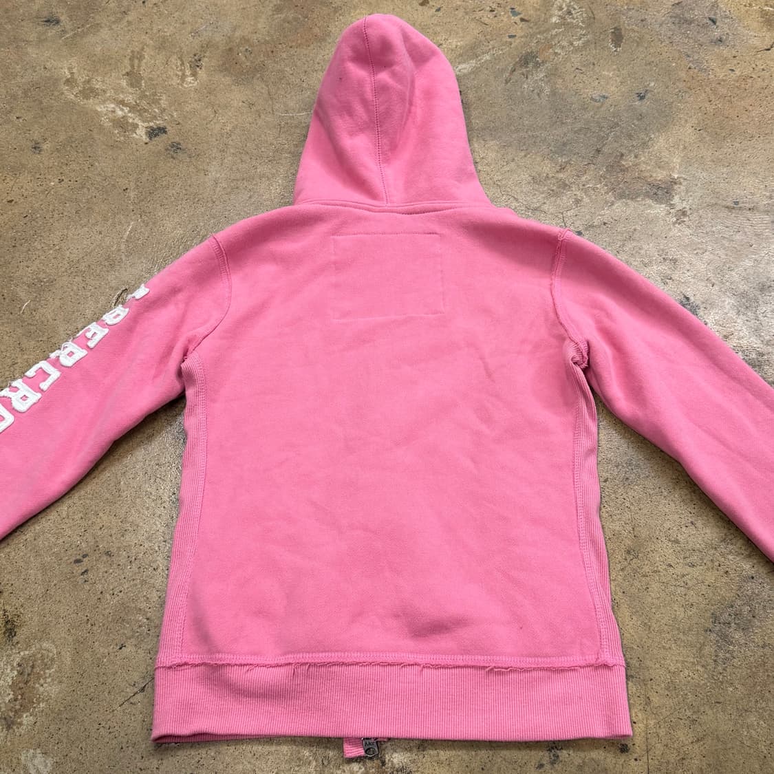 아베크롬비 딸기우유 핑크 딱붙 후드집업 상품이미지4