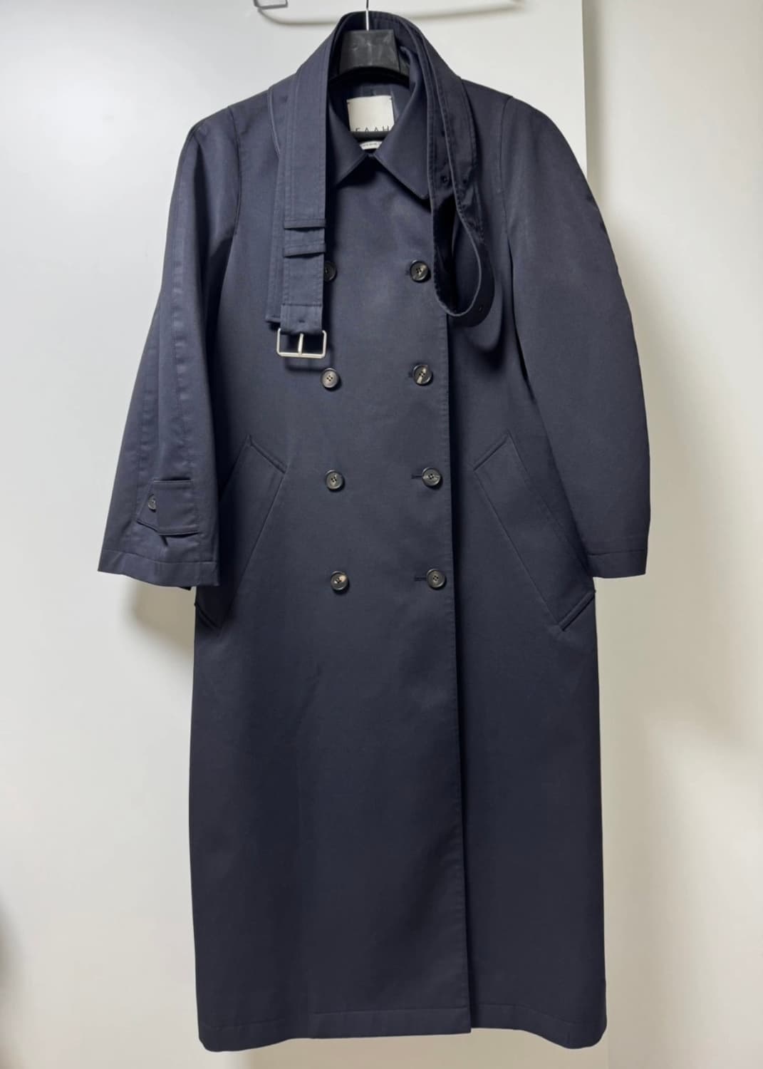 이아 EAAH FONTE TRENCH COAT (NAVY) S사이즈 상품이미지8