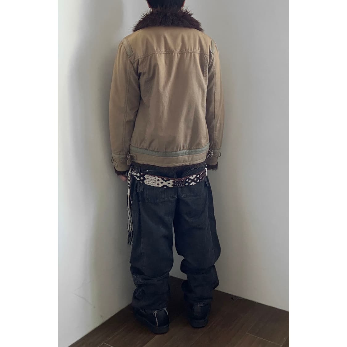 Fur Trimming Piping Jacket 상품이미지3