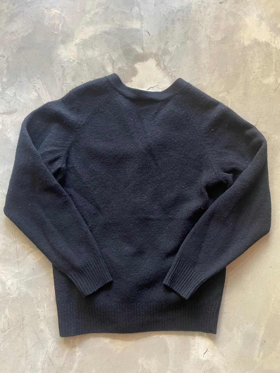 라코스테 made in japan 울 가디건 블랙 상품이미지2