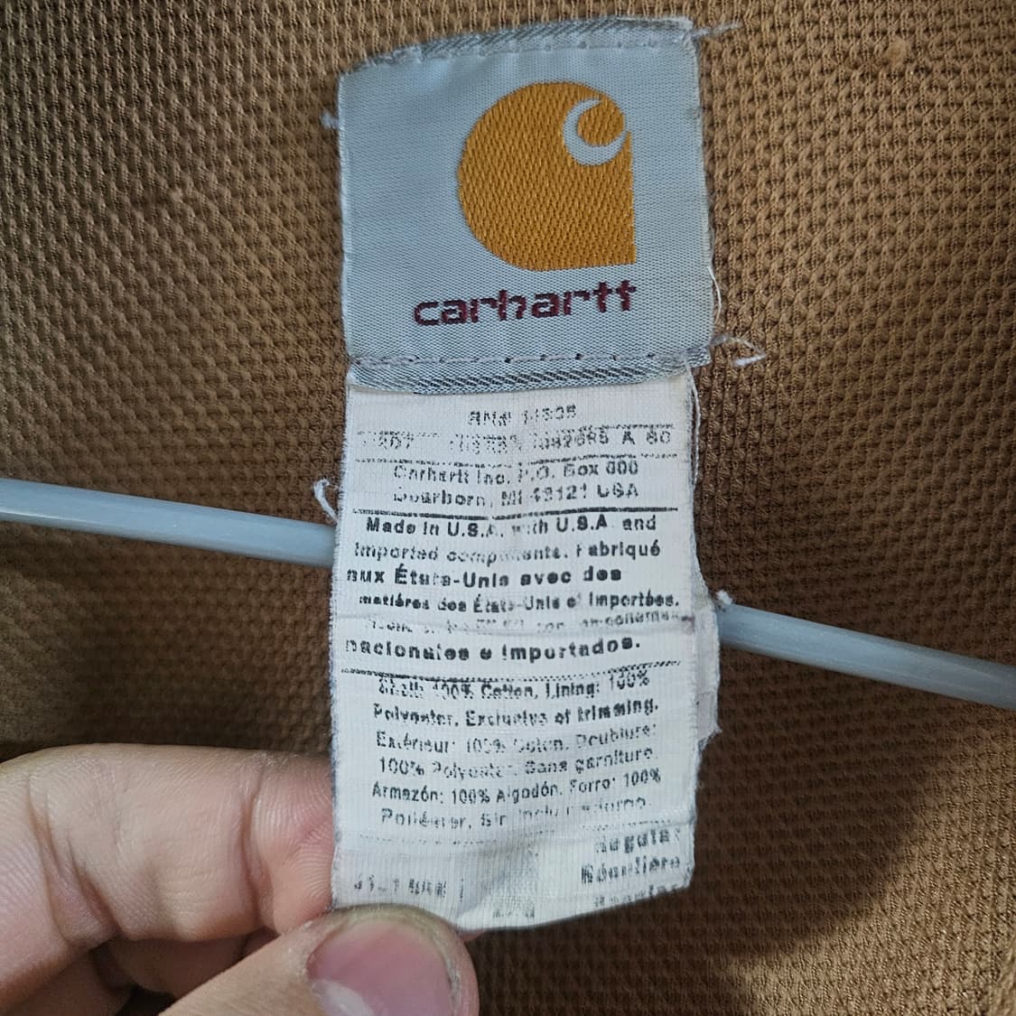 칼하트 액티브자켓 J131 2XL (착샷 o) 상품이미지4