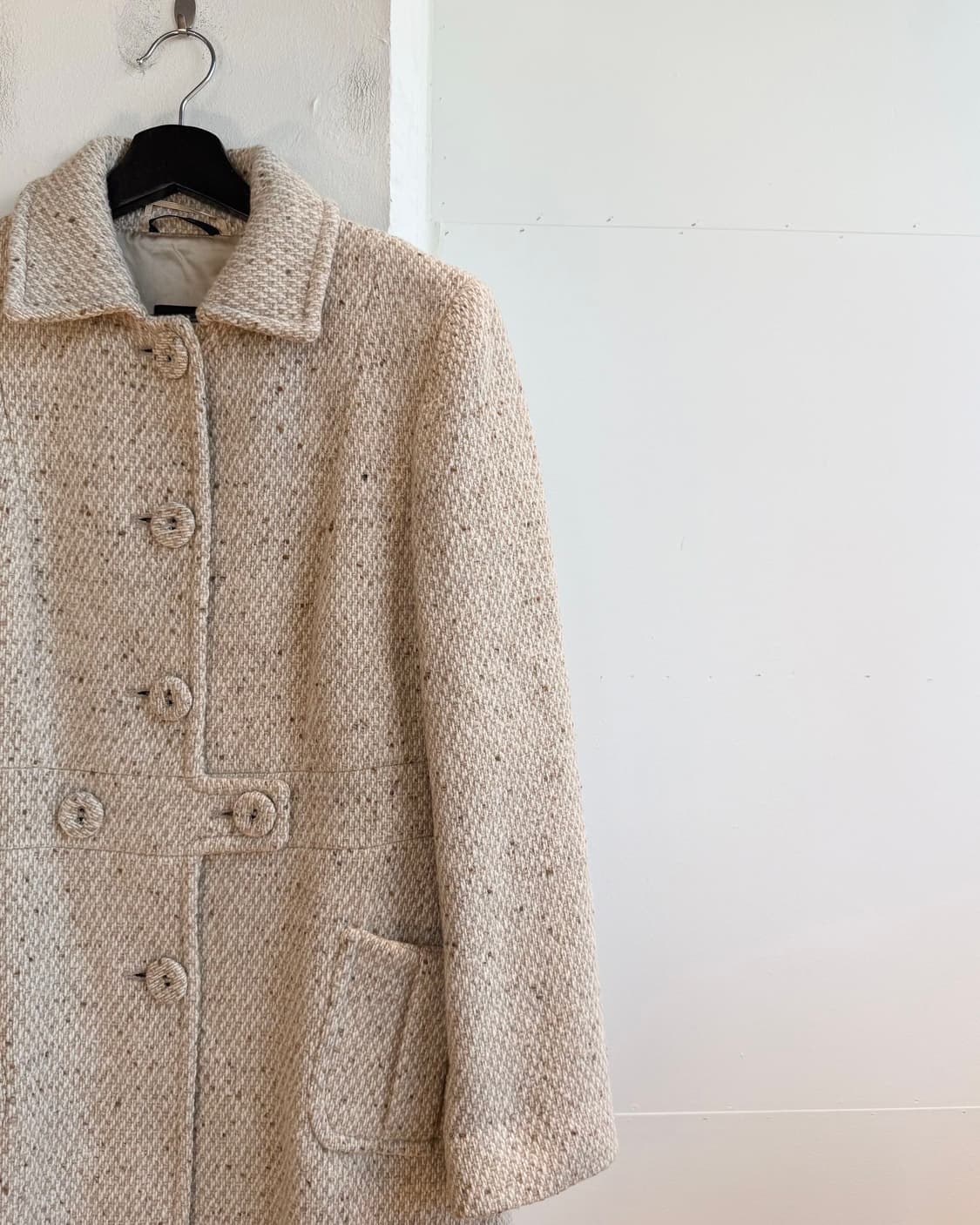 막스마라 위캔드 베이지 아세테이트 롱코트 상품이미지5