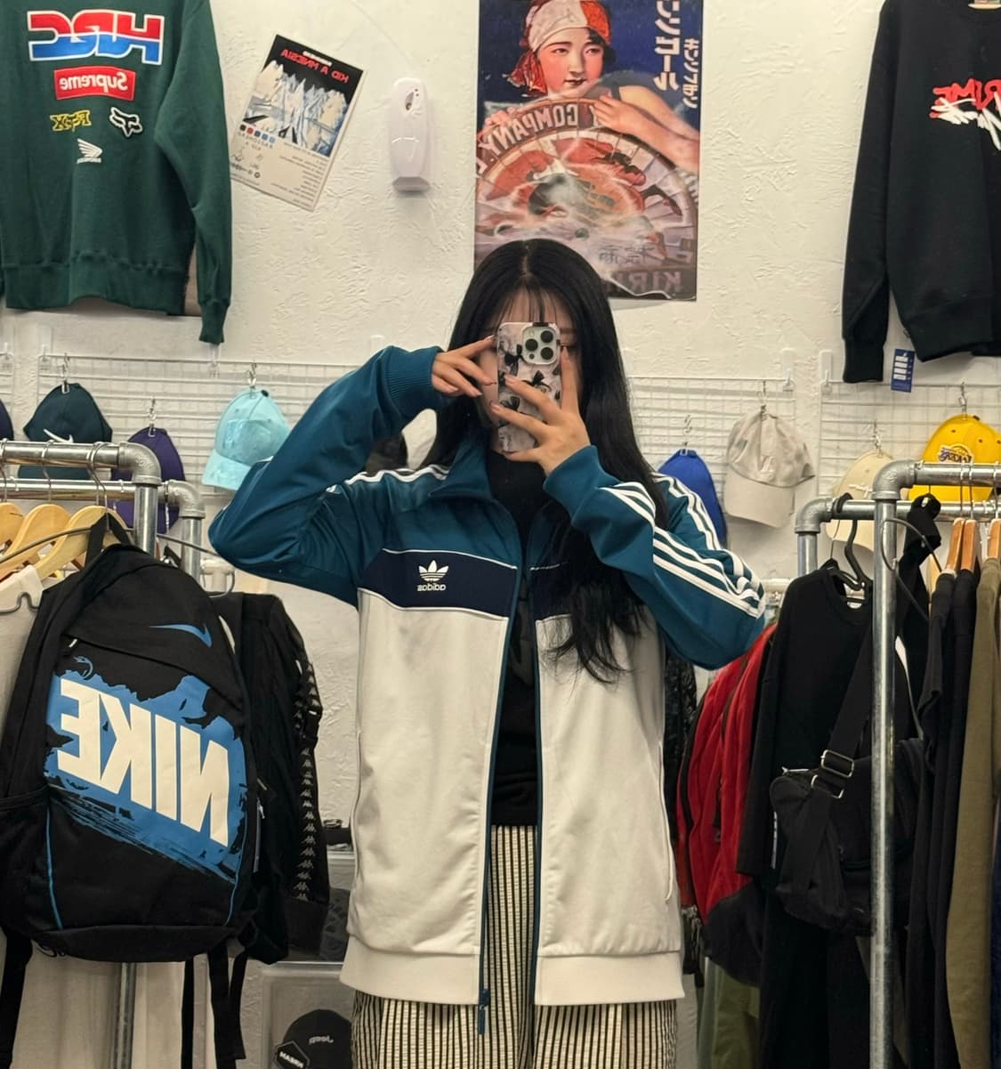 아디다스 오리지널 레트로 네셔널 트랙탑 XL 상품이미지2