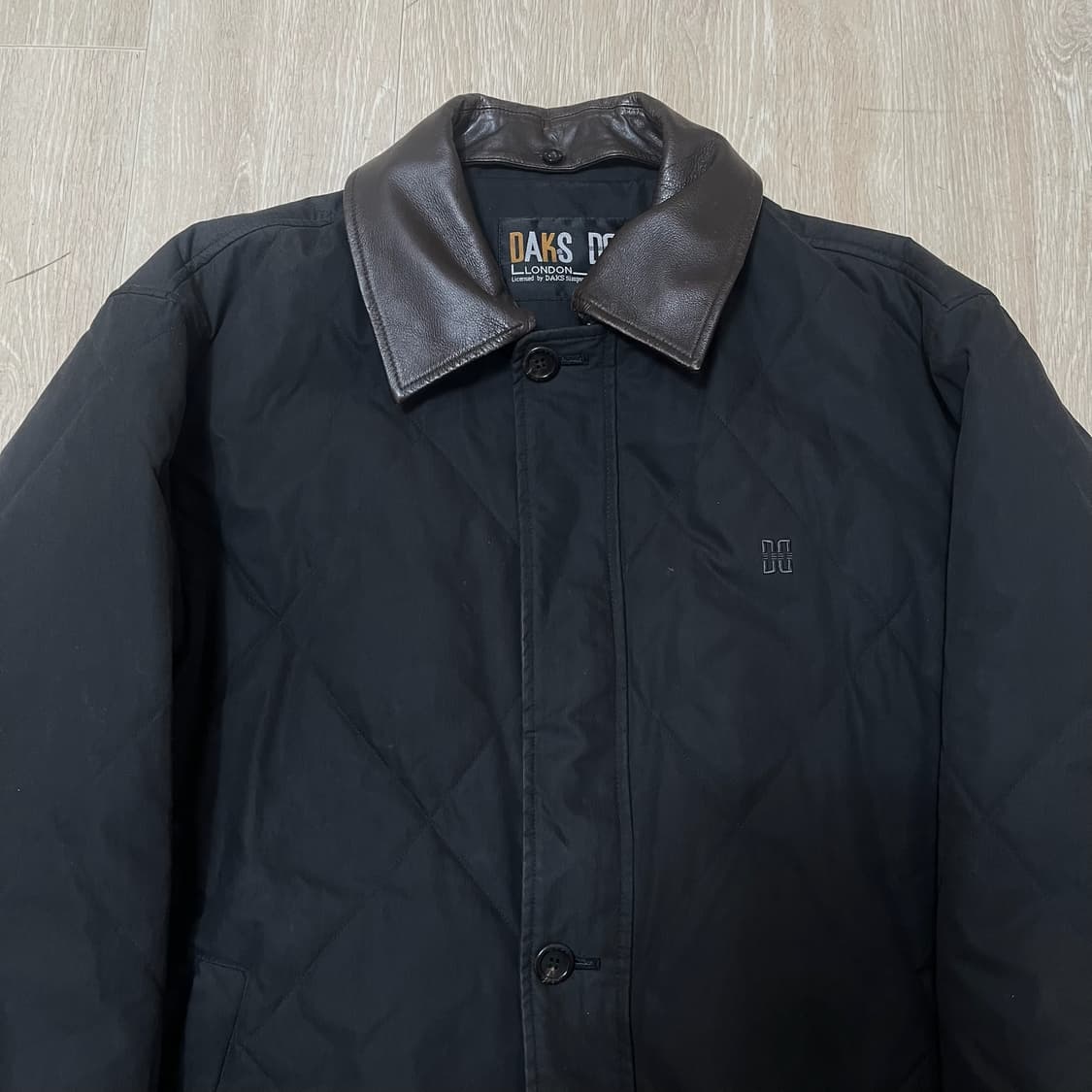 닥스 남성 가죽 카라 퀼팅자켓 패딩 점퍼 XL/105  상품이미지2