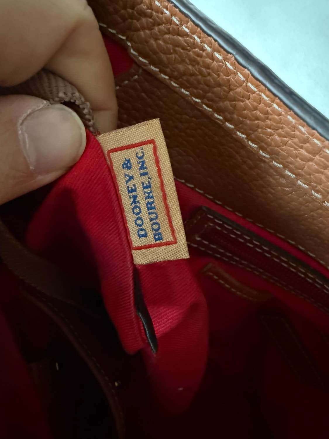 두니앤버크(DOONEY&BOURKE) 레더 숄더백(riri zip) 상품이미지10