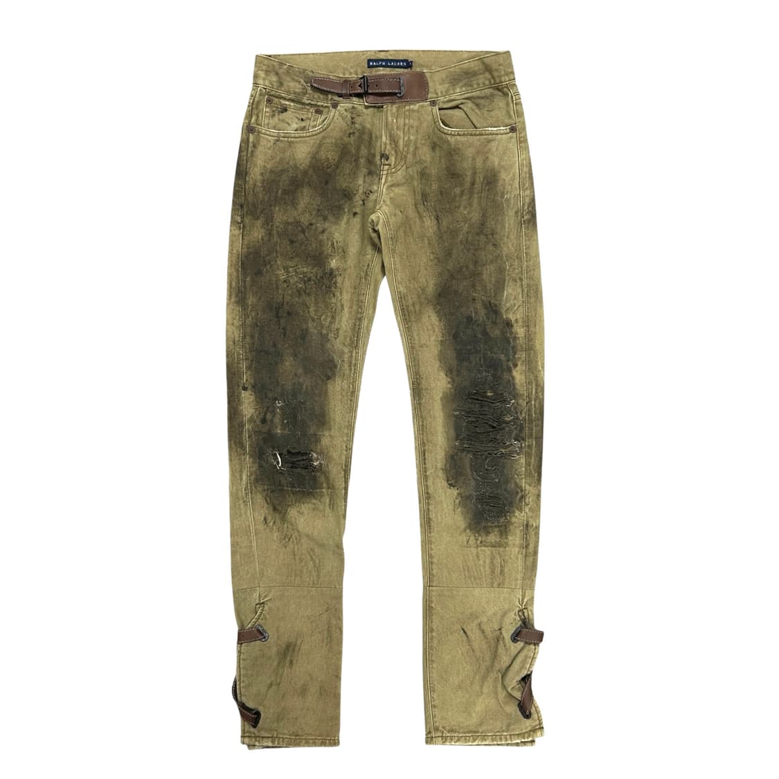 폴로 디스 레더디테일 코튼팬츠(26) 상품이미지1