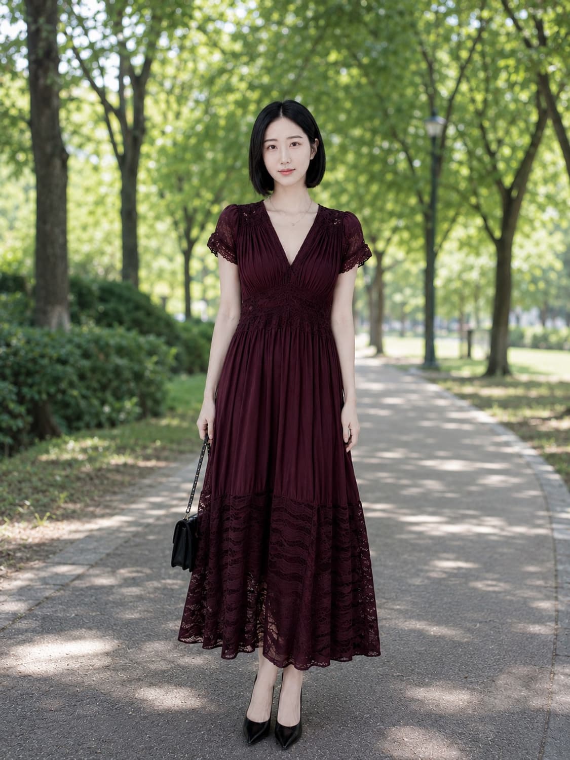 DKNY 실크100 원피스 드레스 상품이미지9