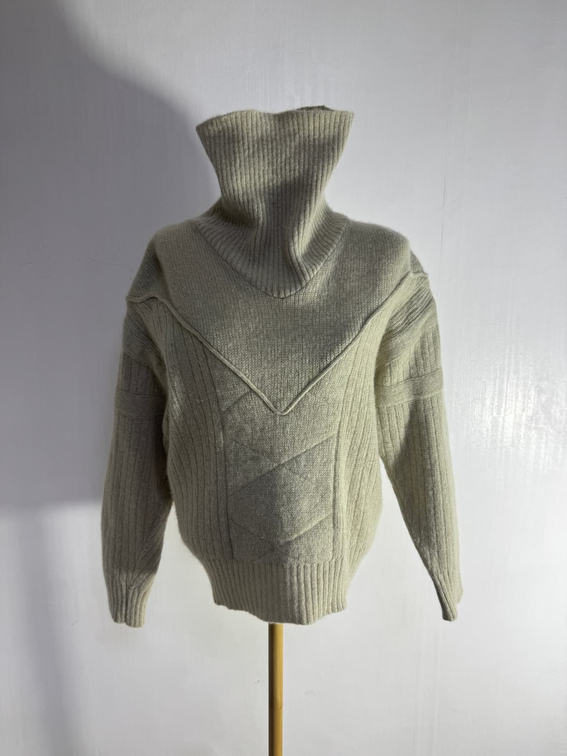 80s 클로드 몬타나 하이넥 니트 아방가르드  상품이미지1