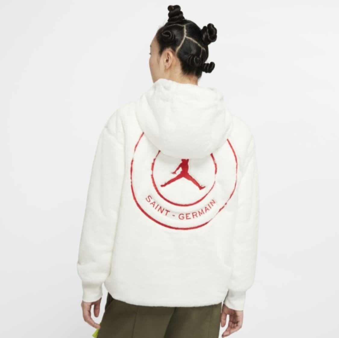 새제품) 나이키 조던 파리 생제르망 플리스 봄버 자켓  S(55) 상품이미지3