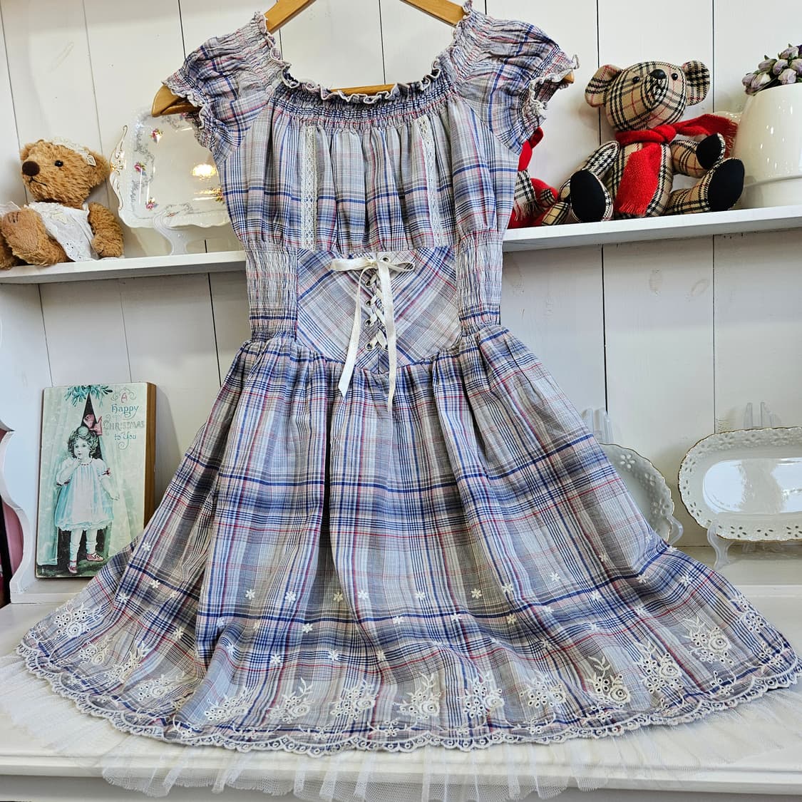 트랄라라(Tralala)  체크 코르셋 원피스 상품이미지4