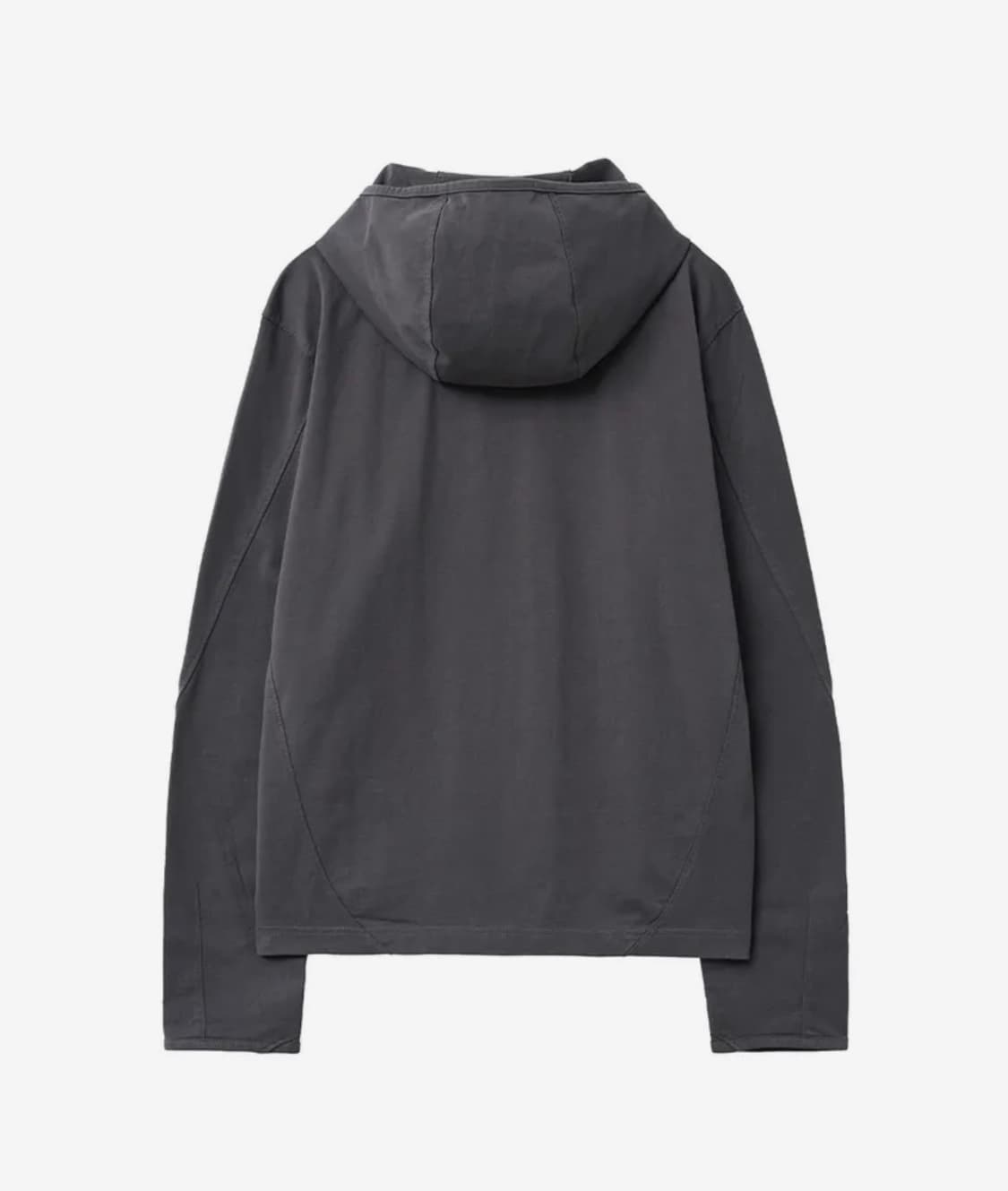 미세키서울 맨 후드 Placket detail hoodie top CHA 상품이미지2