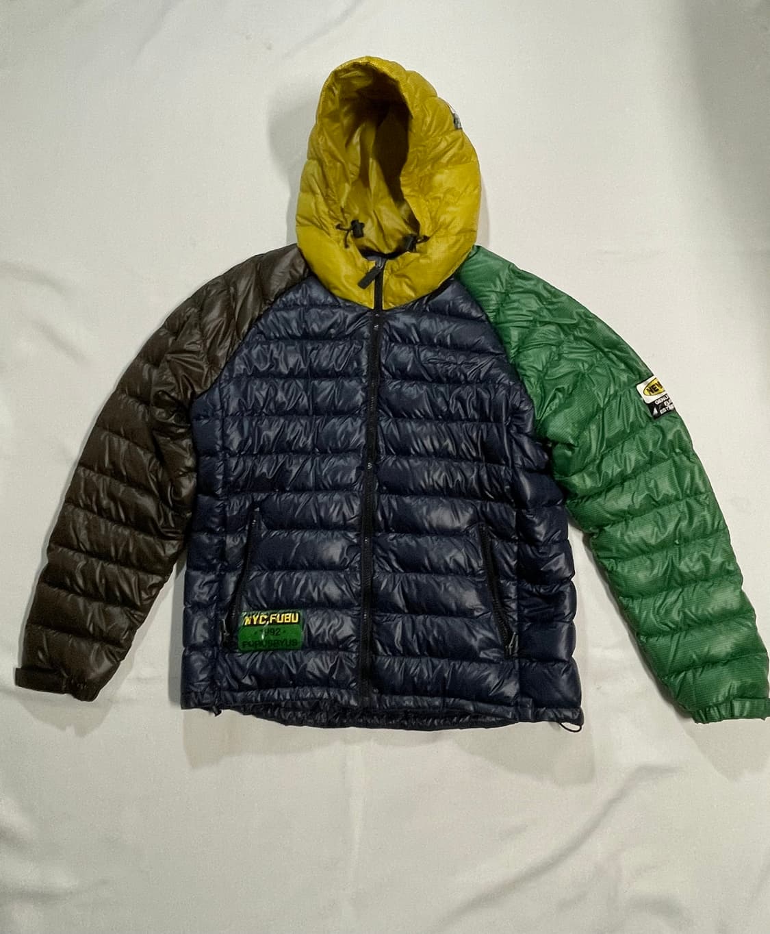 서상영 fubu 컬러블럭 경량패딩 상품이미지2