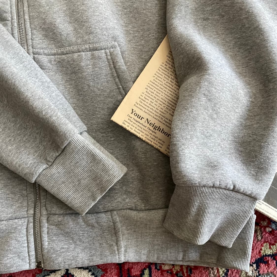 폴로 랄프로렌 기모 집업 후드 상품이미지4