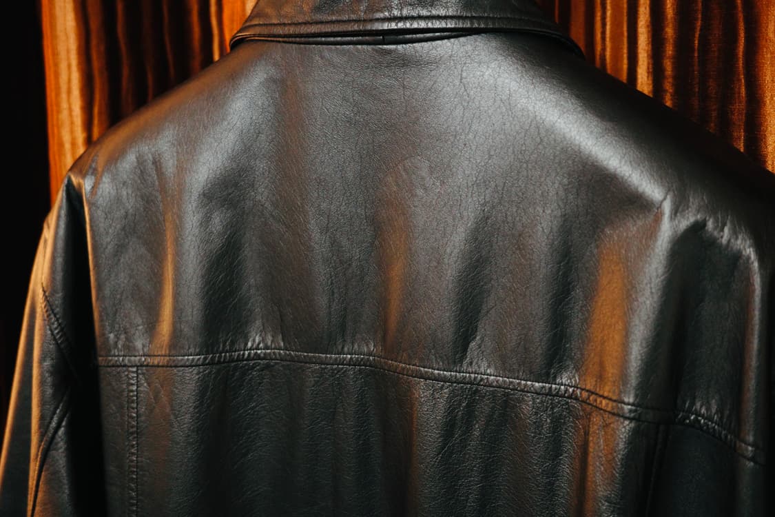 엑스트라 싱글 레더(리얼가죽)자켓 사이즈 XL 상품이미지5