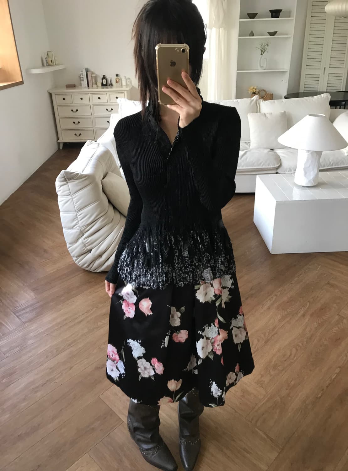 vintage pleats blouse 상품이미지3