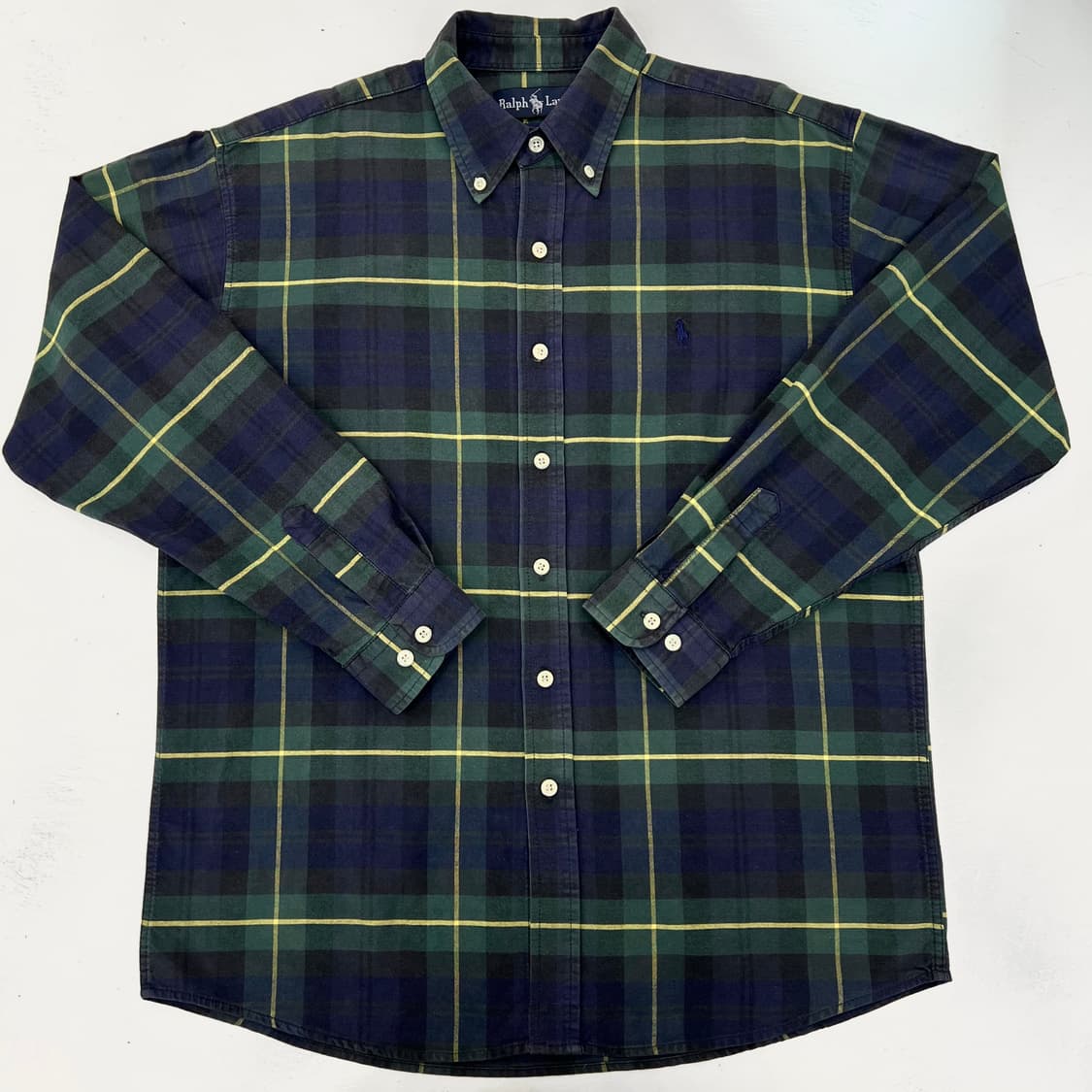 폴로 랄프로렌 빈티지 체크 셔츠 L 상품이미지1