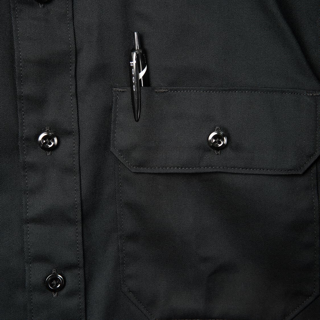 [S] 칼하트 S224 트윌 워크셔츠 블랙  상품이미지2