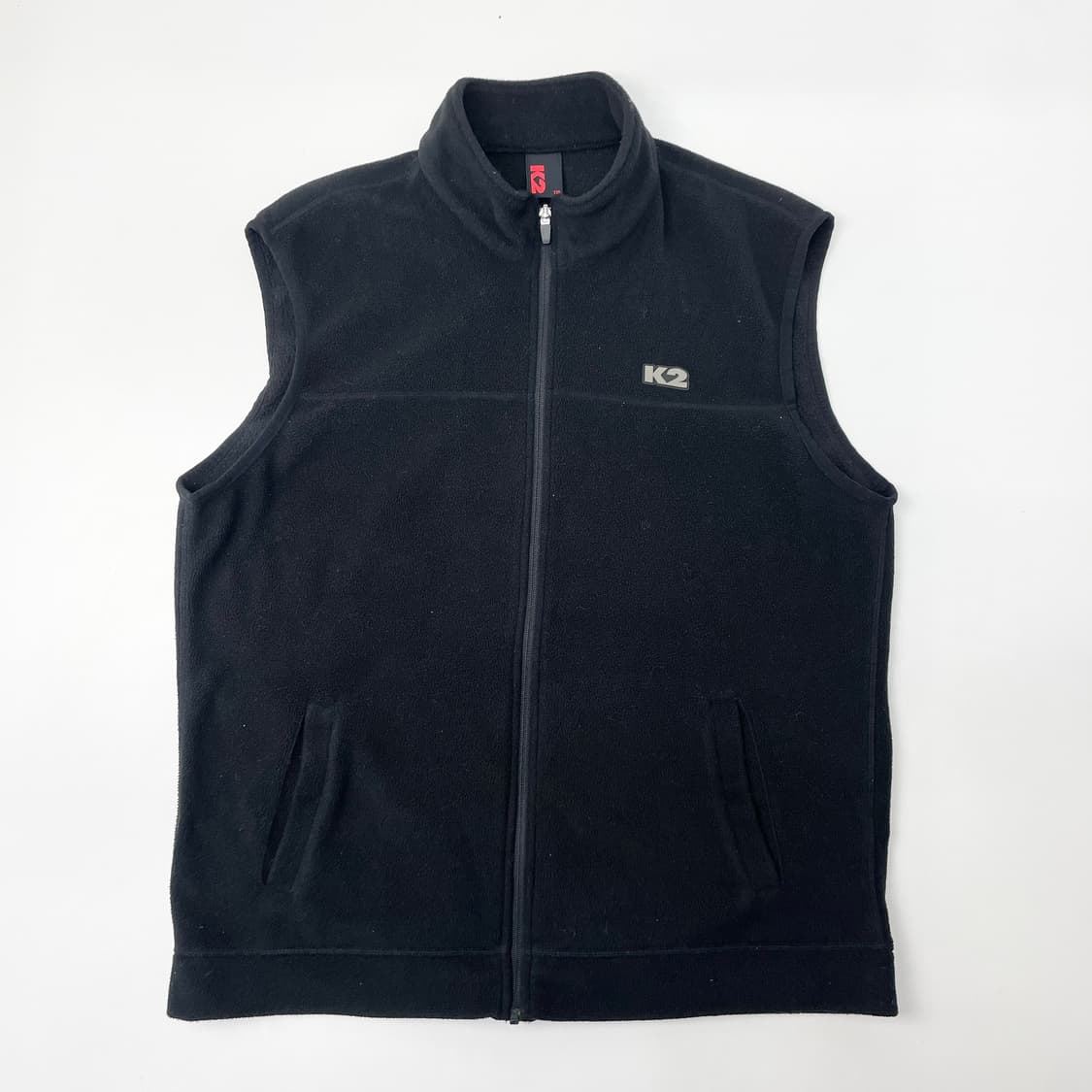 K2 블랙 기모 조끼 남성용 110 상품이미지1