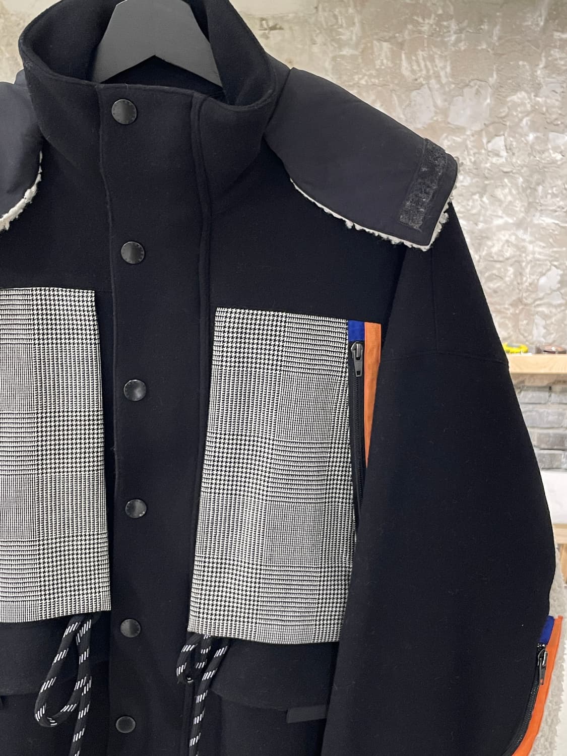 소이 스튜디오 블랙 익스클루시브 울 가이드 파카 상품이미지3