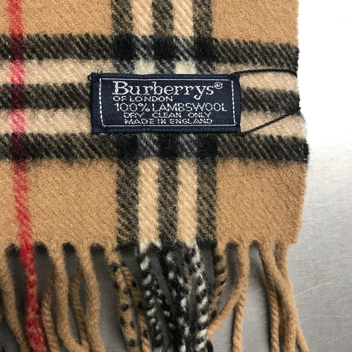 버버리 정품 램스울 머플러 베이지 상품이미지4