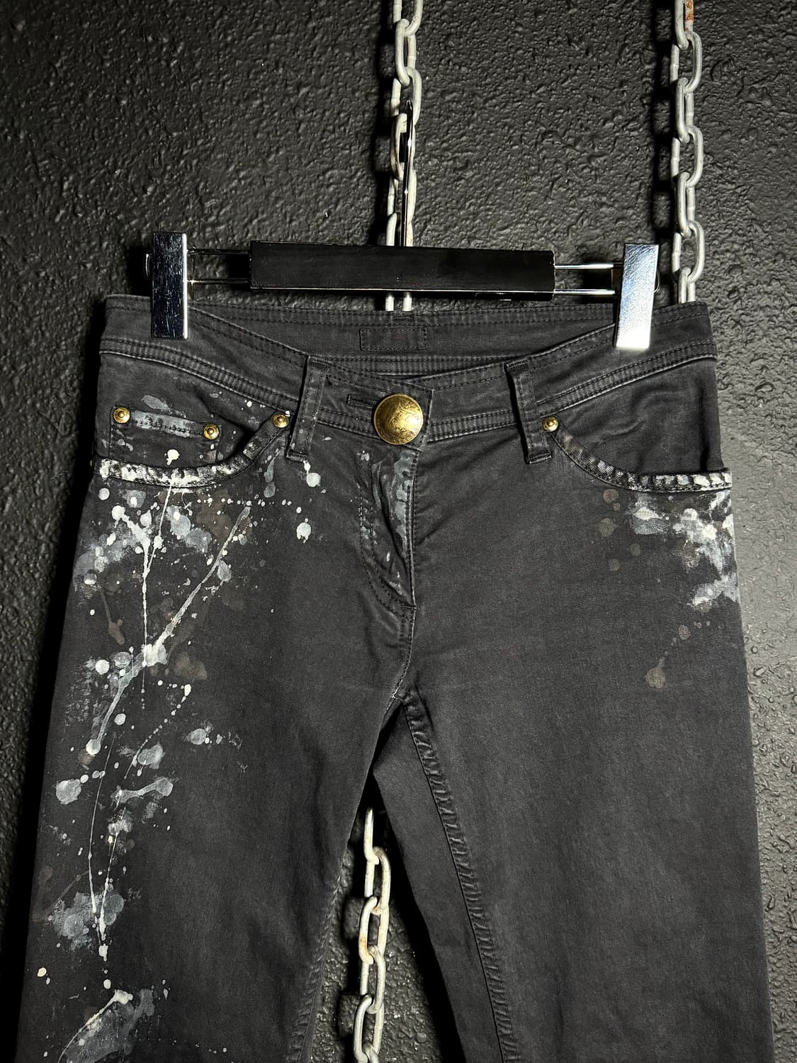 Share Spirit – Paint Splatter Boot-cut  상품이미지7