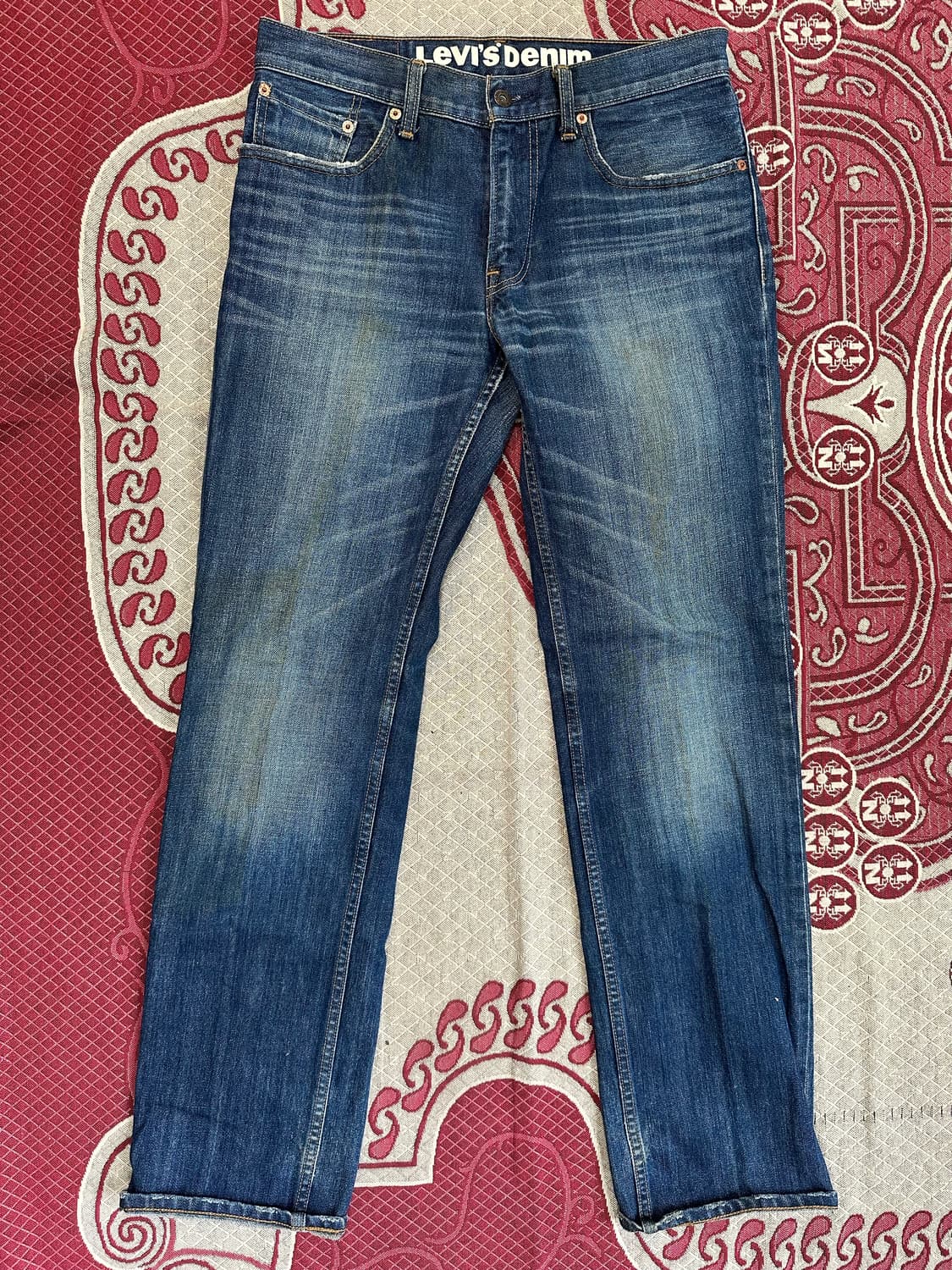 리바이스 502 더티워싱 데님 상품이미지1