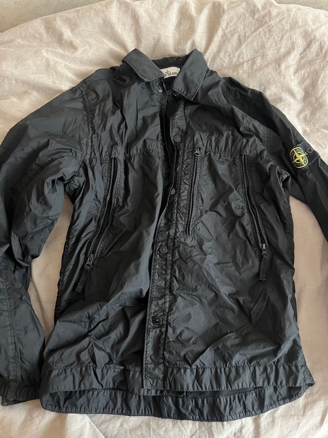 스톤아일랜드 크링클랩스 가먼트다잉 자켓 상품이미지1