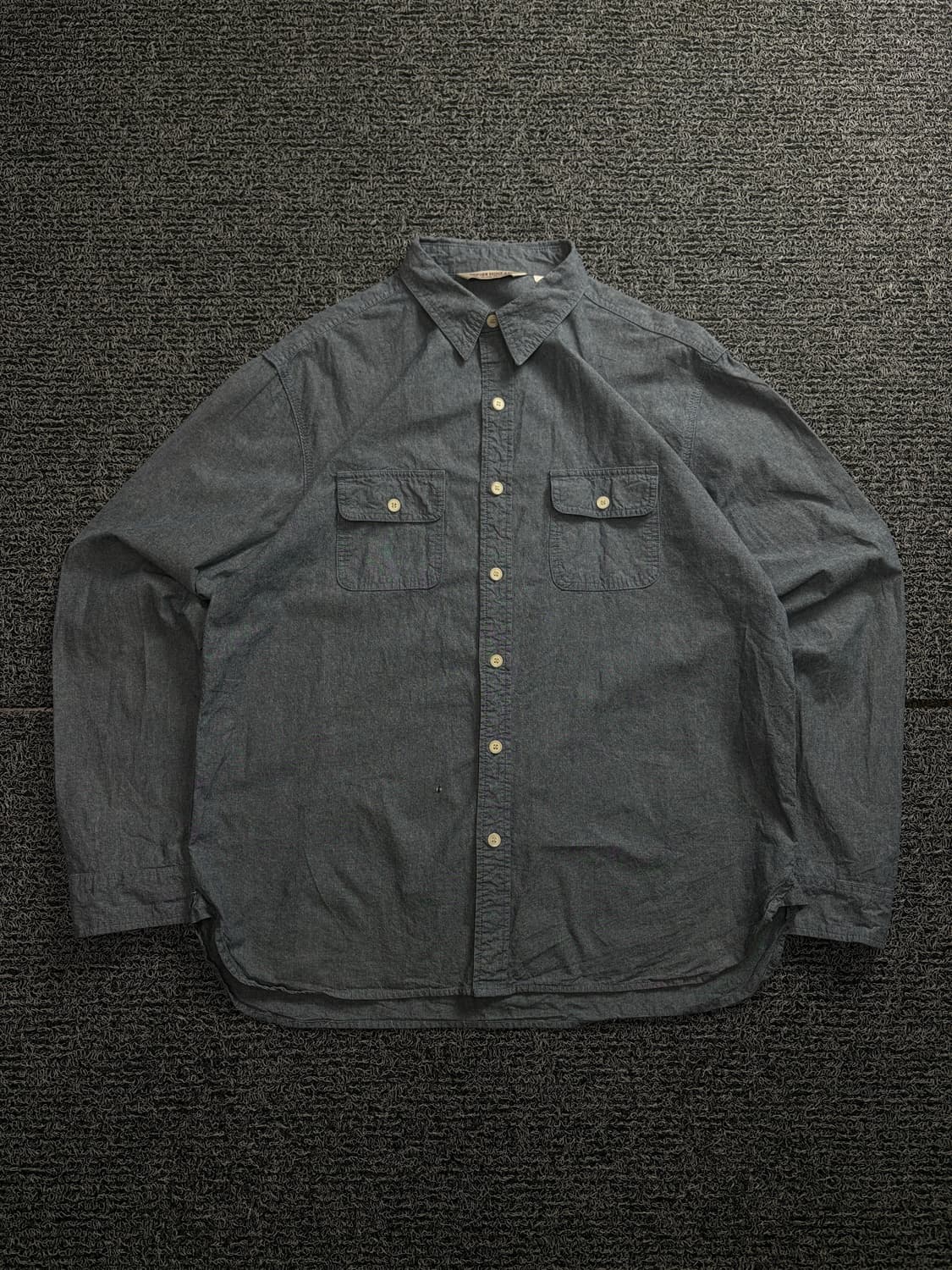 유니폼브릿지 아메카지 웨스턴 샴브레이 데님 셔츠 1811 상품이미지2