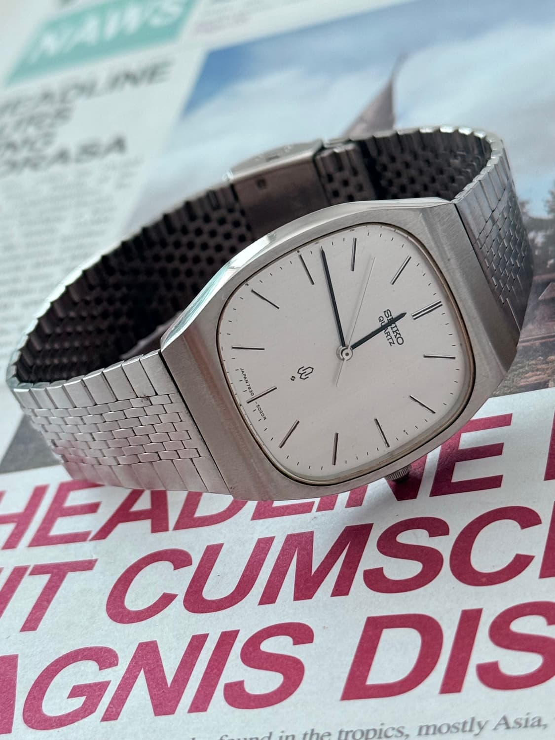 Seiko 세이코 쿼츠 스퀘어 1988 상품이미지3
