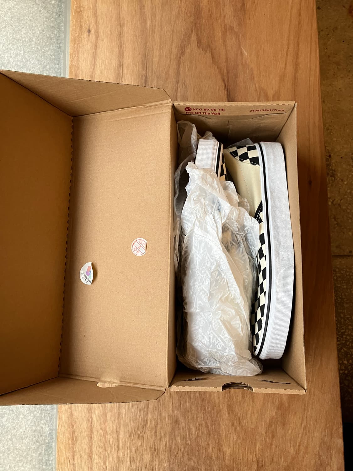 반스 클래식 체커보드 슬립온 새제품 상품이미지3