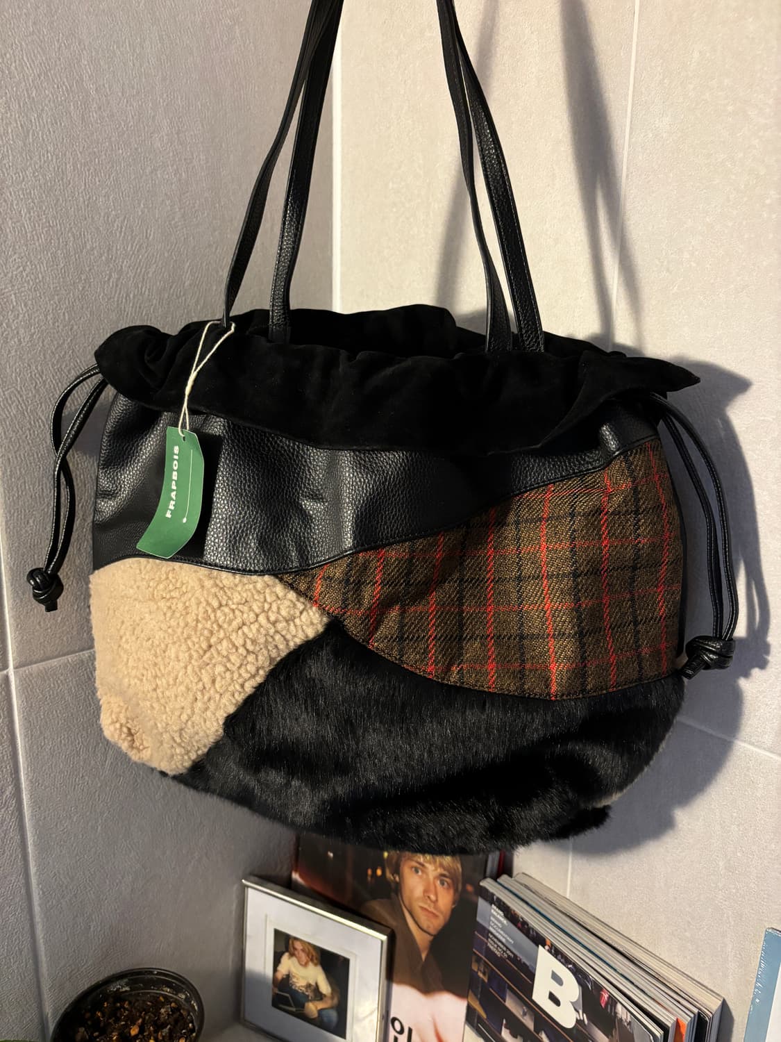 Frapbois 패치워크 숄더백 상품이미지1