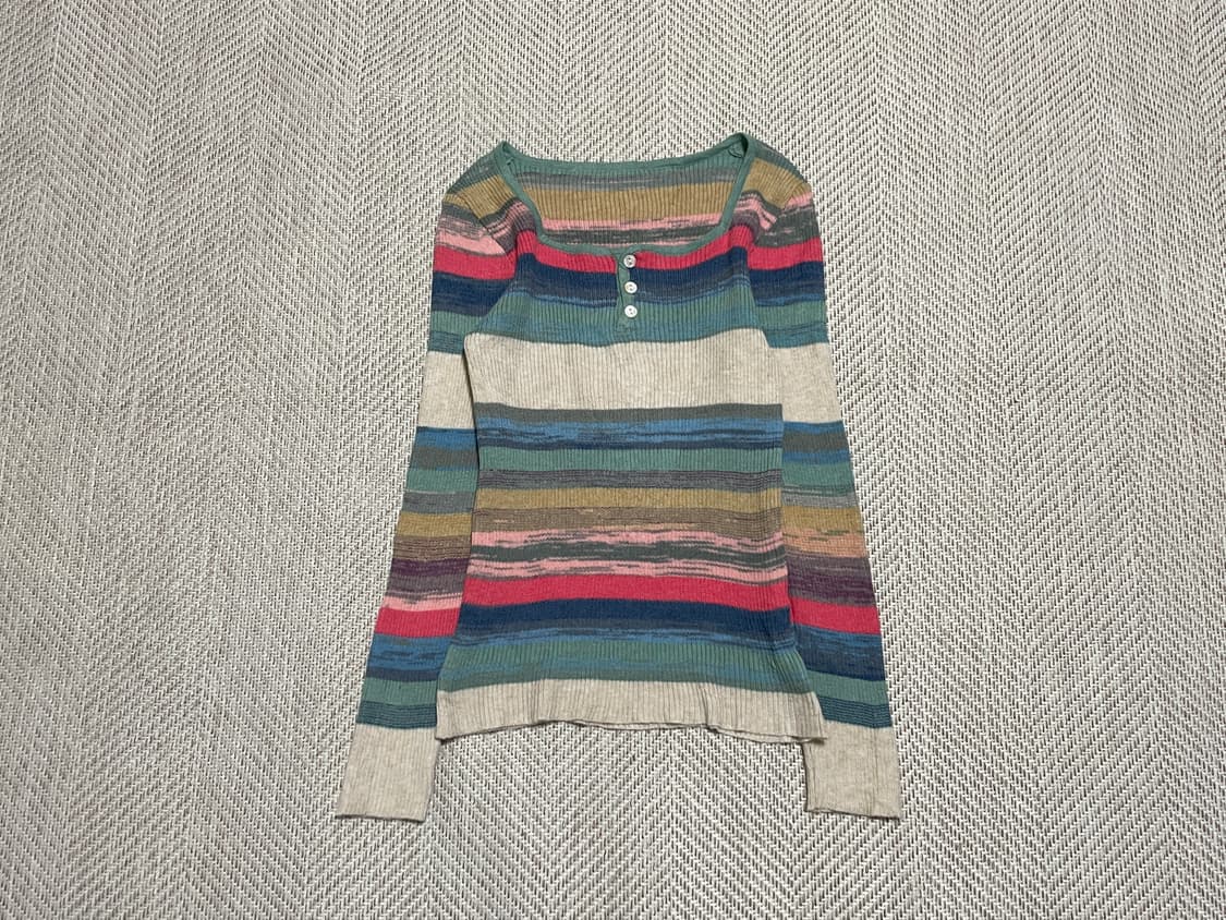 빈티지 그라데이션 니트 J03278 상품이미지1