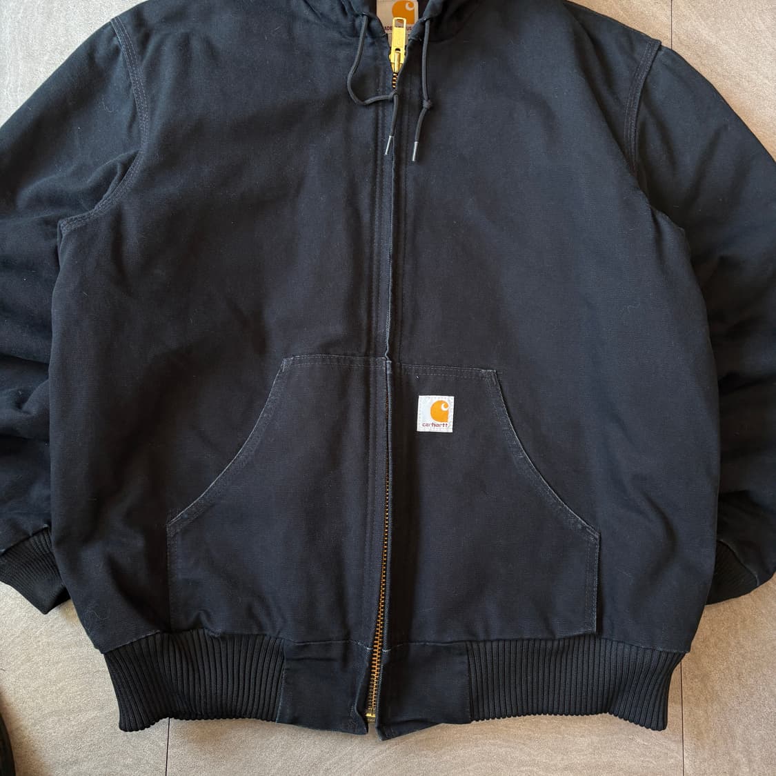 미국 생산 칼하트 j131 블랙 액티브 자켓  상품이미지4