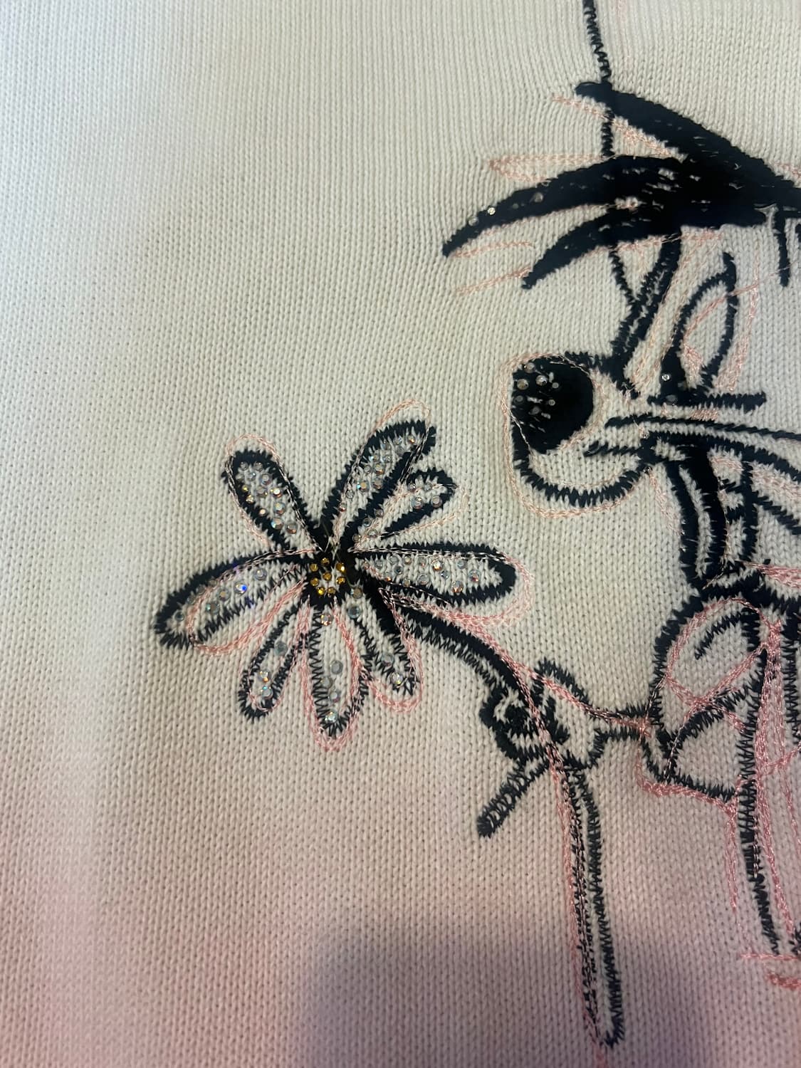 히스토리 아이스버그 여성 아이보리핑크 골프니트 라운드니트 상품이미지6