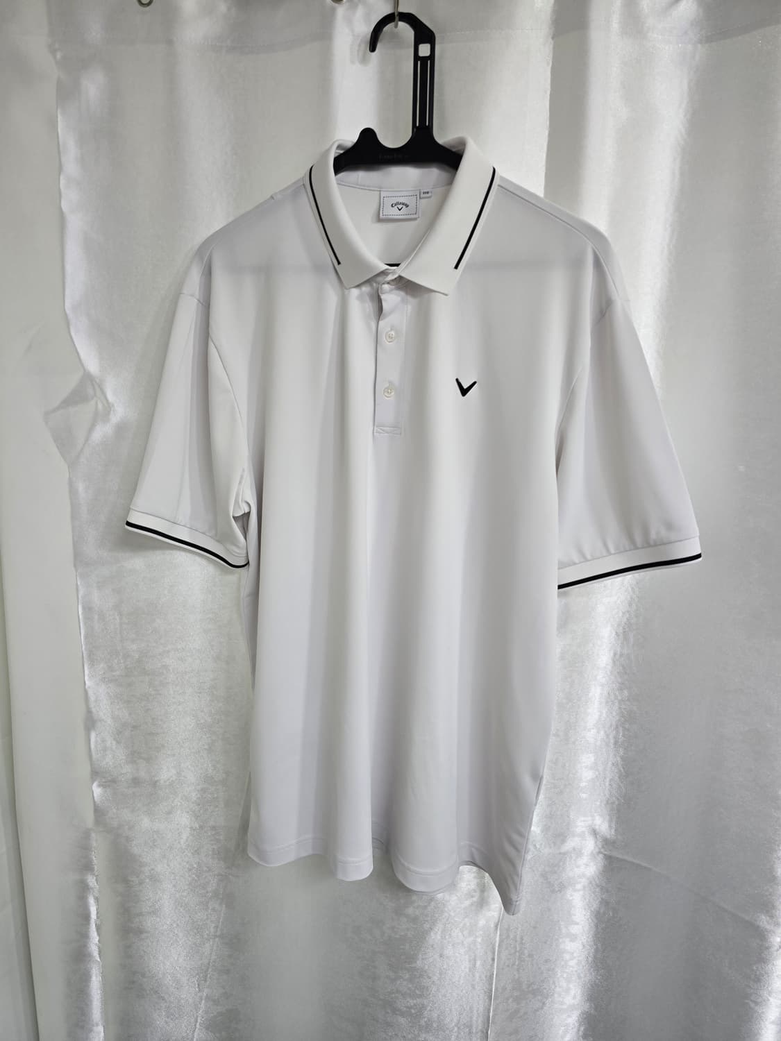 캘러웨이 화이트 배색 골프 반팔 티셔츠 (1859) 상품이미지1