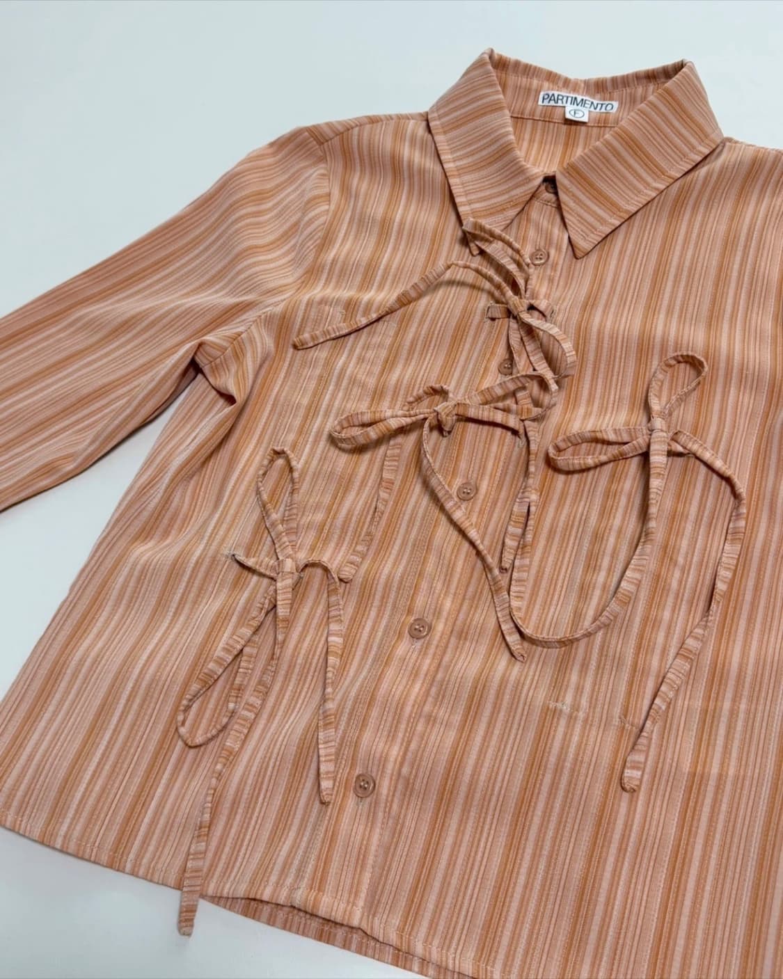 파르티멘토 우먼  리본 스트링 셔츠 상품이미지10