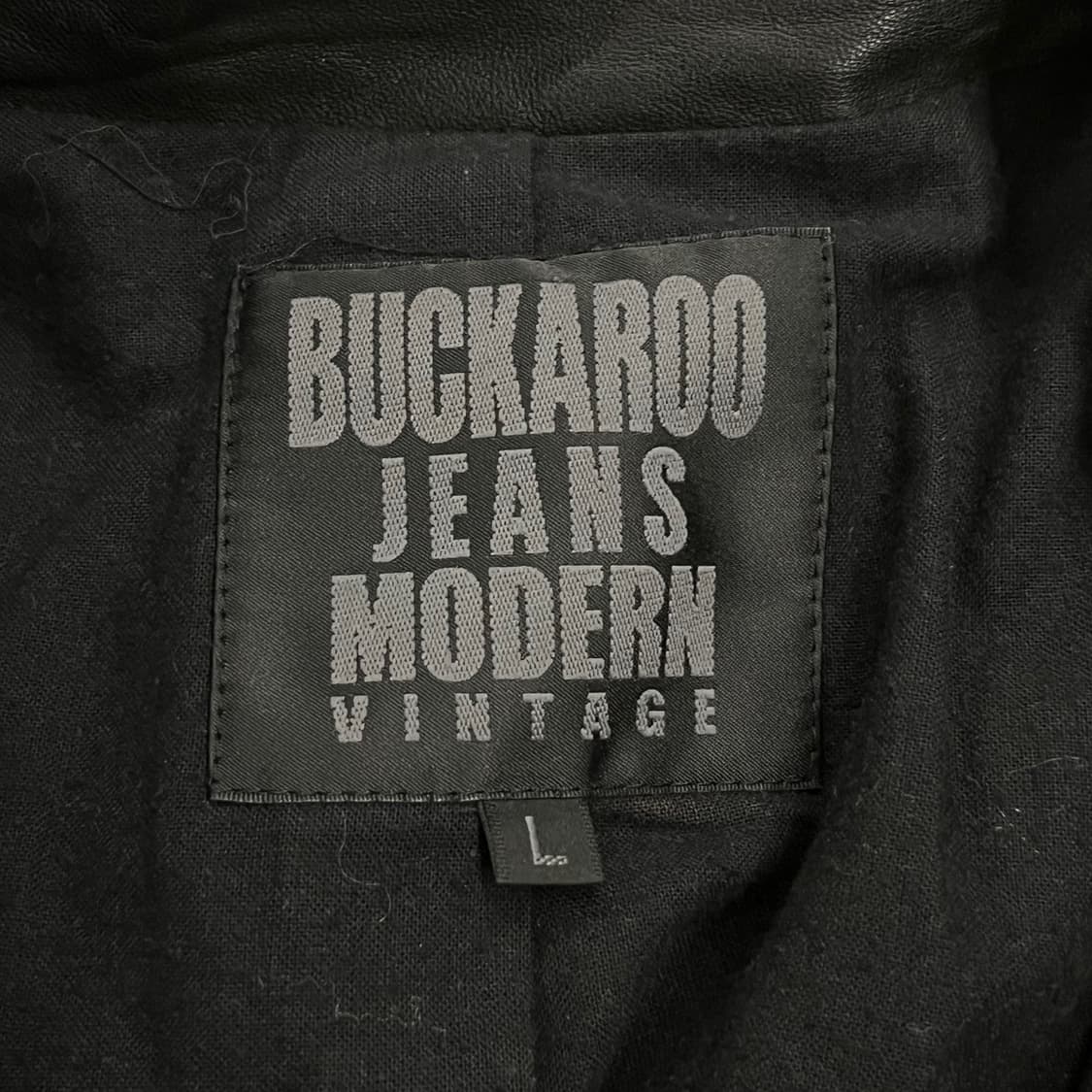 [정품/L] BUCKAROO 버커루 블랙 가죽 자켓 b10 상품이미지5