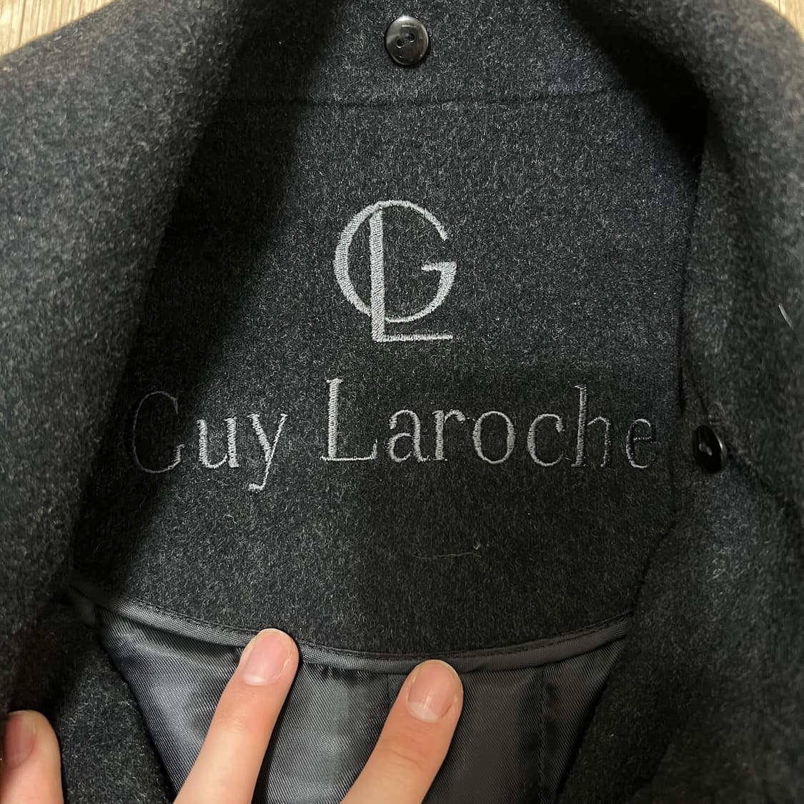 가이 라로슈 남성 안감내피 울 발마칸코트 M/95  상품이미지4